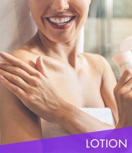 รูปแบบเครื่องสำอางแบบโลชั่น