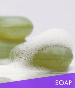 รูปแบบเครื่องสำอางสบู่