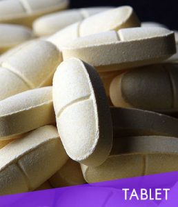 อาหารเสริมรูปแบบเม็ด